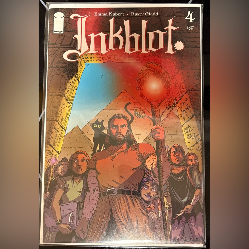 Vibrant Comic Inkblot